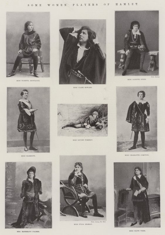 Quelques femmes interprètes de Hamlet - English Photographer