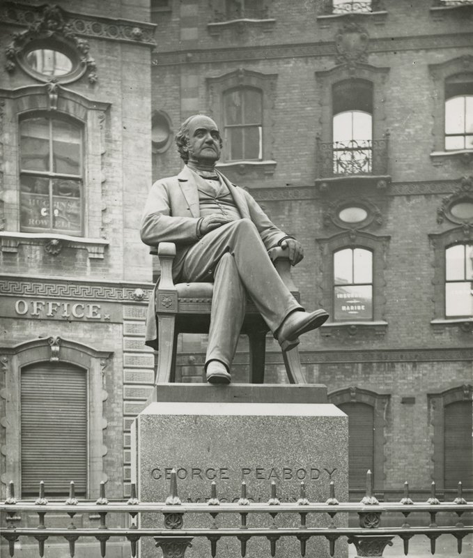 Statue de George Peabody - English Photographer