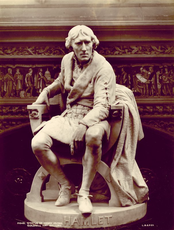 Statue de Henry Irving - English Photographer