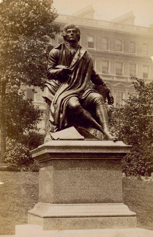 Statue de Robert Burns - English Photographer