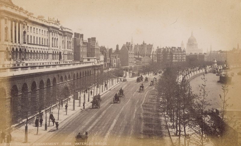 Embankment de la Tamise depuis le pont de Waterloo - English Photographer
