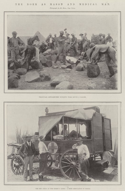 Le Boer comme maçon et médecin - English Photographer