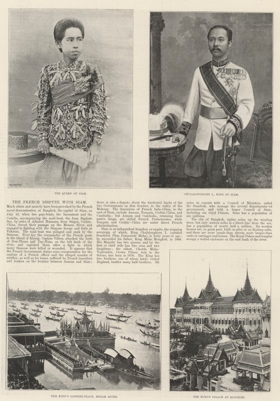 Le différend français avec le Siam - English Photographer