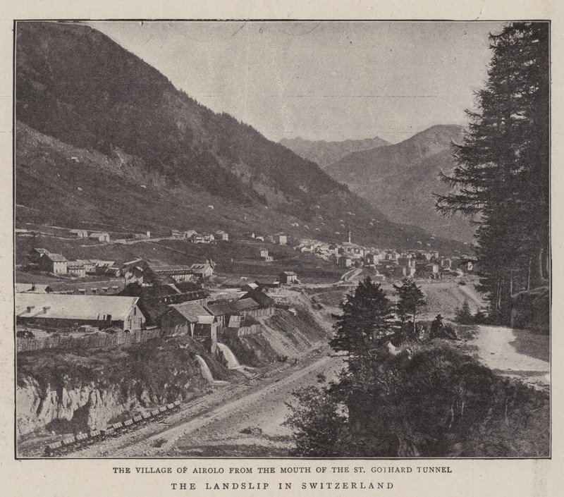 Le glissement de terrain en Suisse - English Photographer