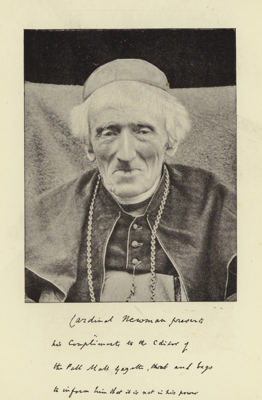 Feu le Cardinal Newman - English Photographer