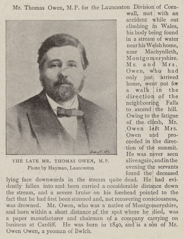 Feu M. Thomas Owen, MP - English Photographer