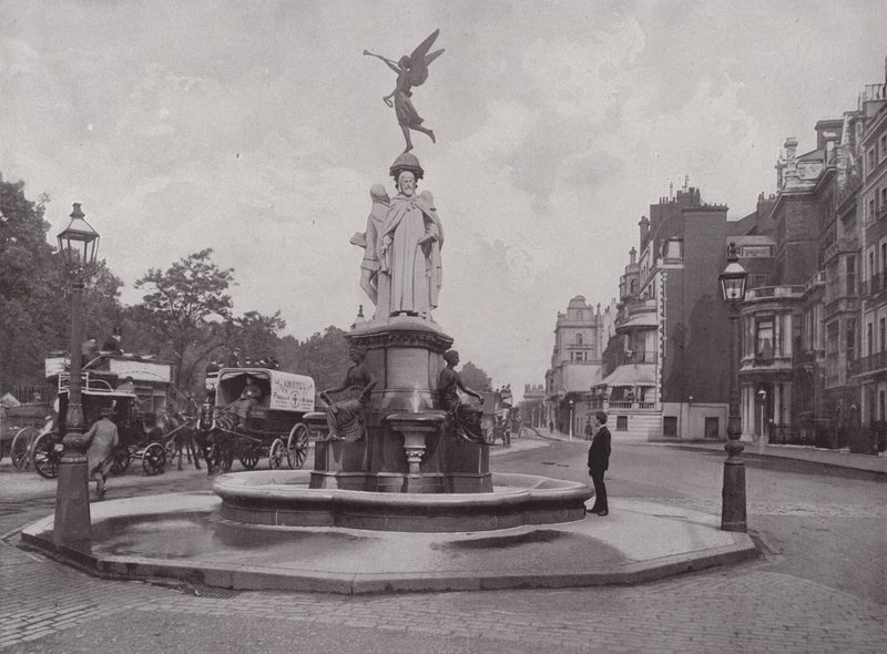 La fontaine commémorative à Park Lane - English Photographer
