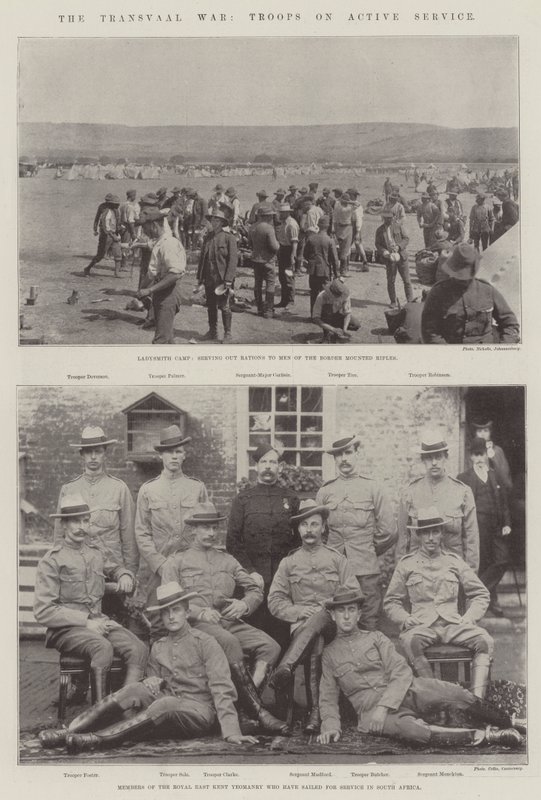 La guerre du Transvaal, troupes en service actif - English Photographer