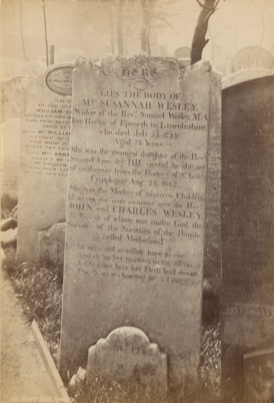 La tombe de Susannah Wesley - English Photographer