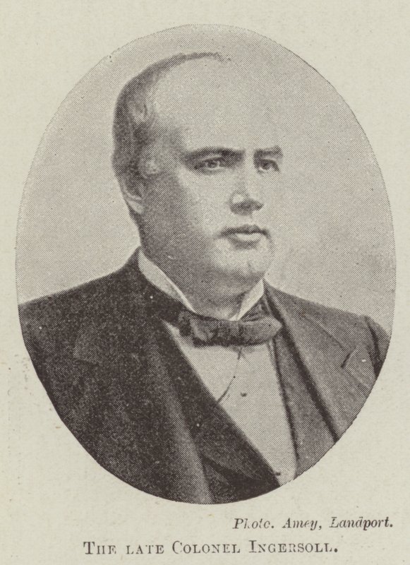 Le défunt Colonel Ingersoll - English Photographer