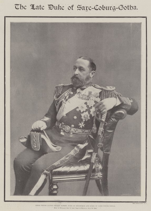 Feu duc de Saxe-Cobourg-Gotha - English Photographer