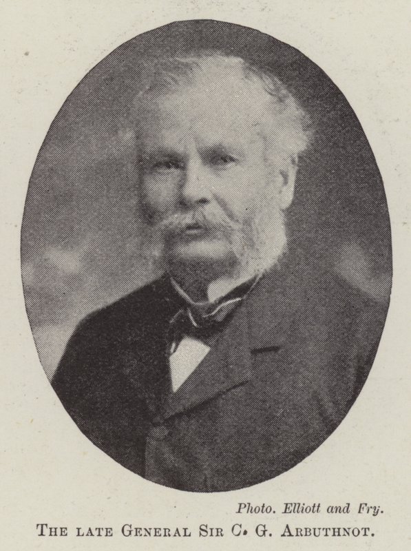 Feu le général Sir C G Arbuthnot - English Photographer