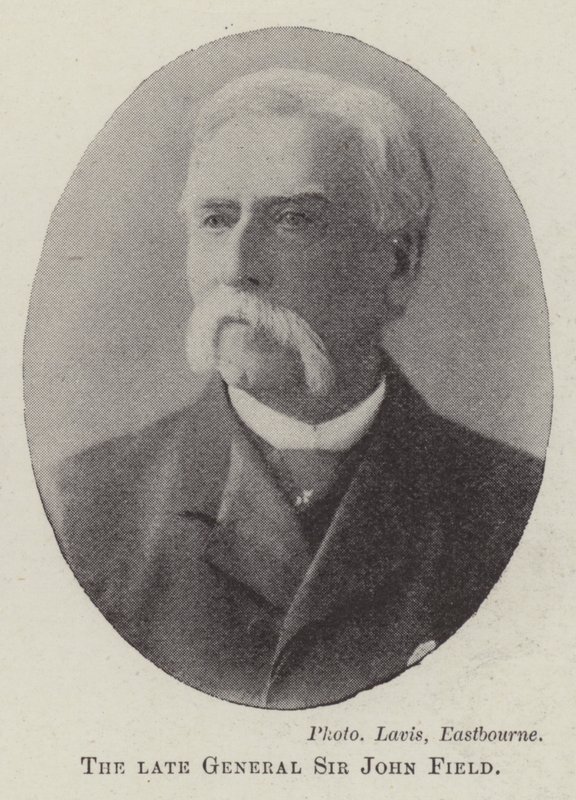 Feu le général Sir John Field - English Photographer