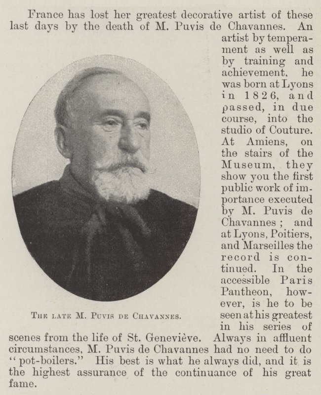 Feu M. Puvis de Chavannes - English Photographer