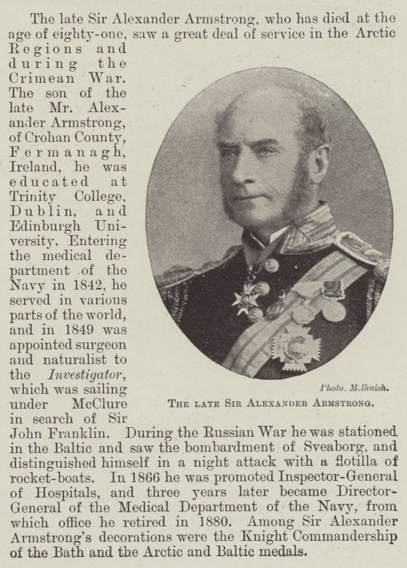 Le défunt Sir Alexander Armstrong - English Photographer