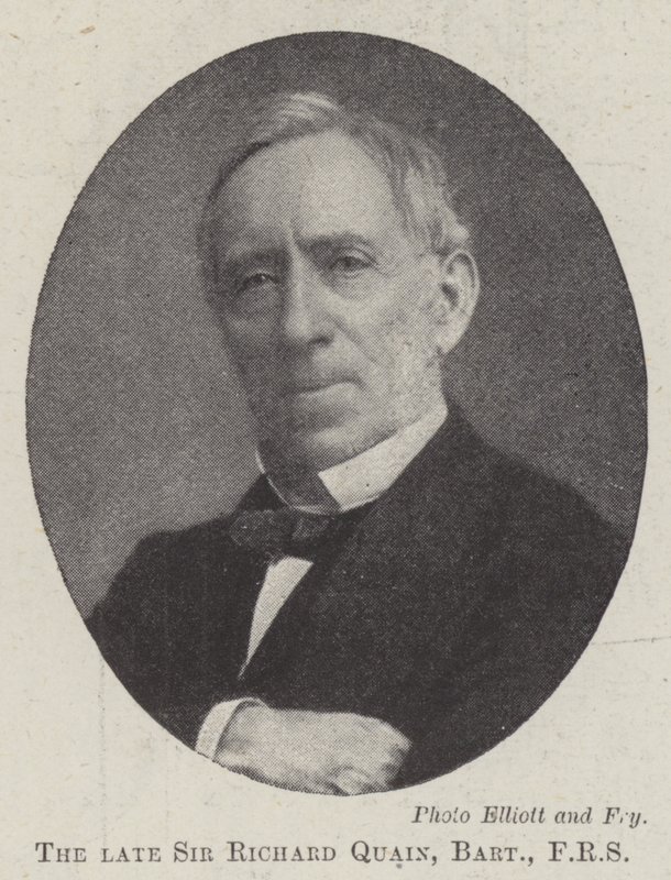Feu Sir Richard Quain, baronnet, FRS - English Photographer