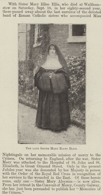Feu sœur Mary Ellen Ellis - English Photographer