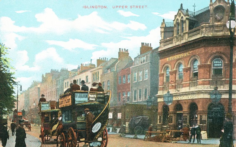 Upper Street à Islington - English Photographer