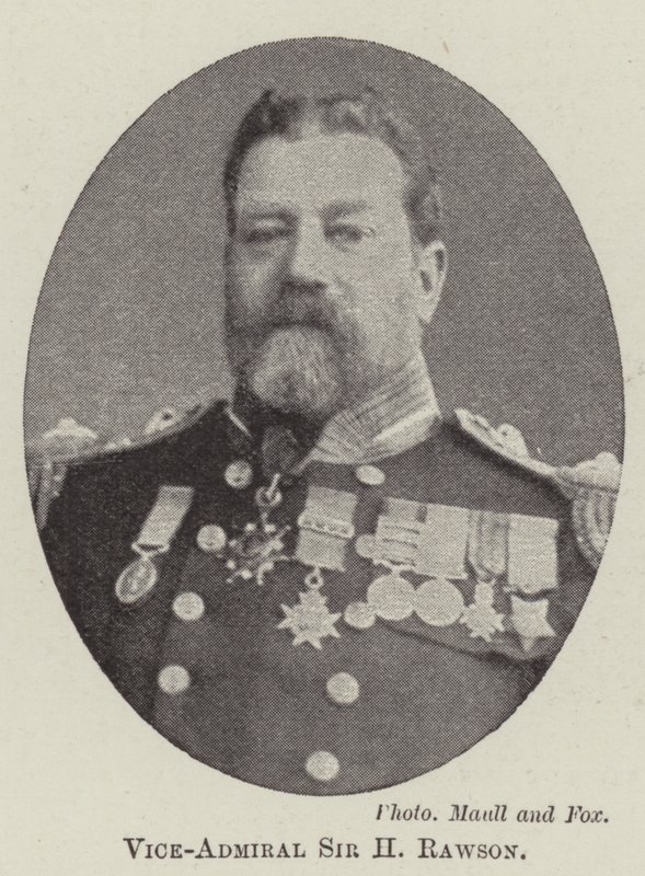 Vice-amiral Sir H Rawson - English Photographer