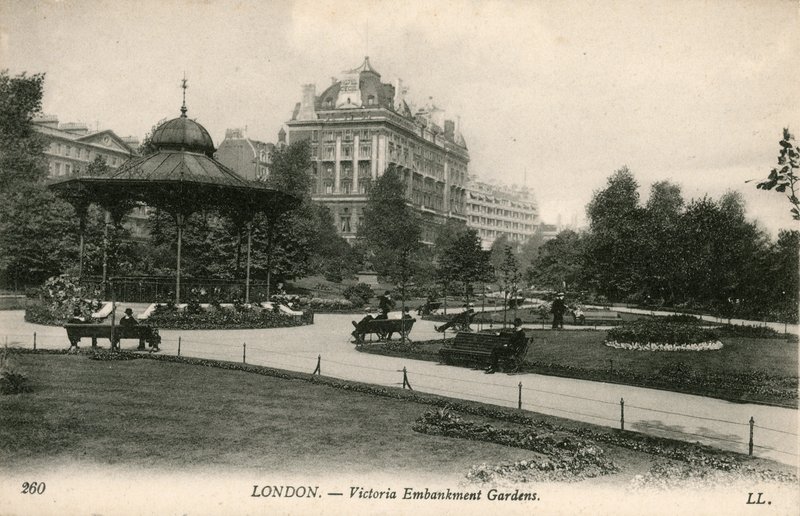 Jardins du Victoria Embankment, Londres - English Photographer