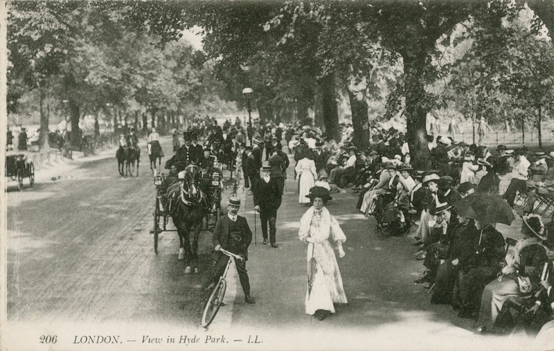 Vue de Hyde Park - English Photographer