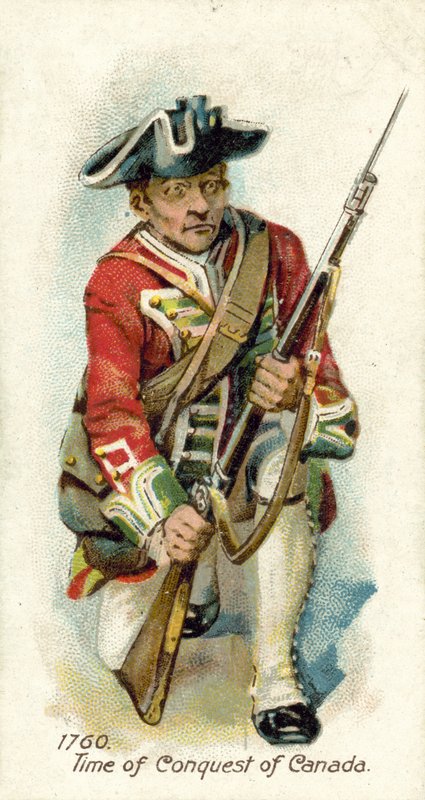 1760, époque de la conquête du Canada - English School