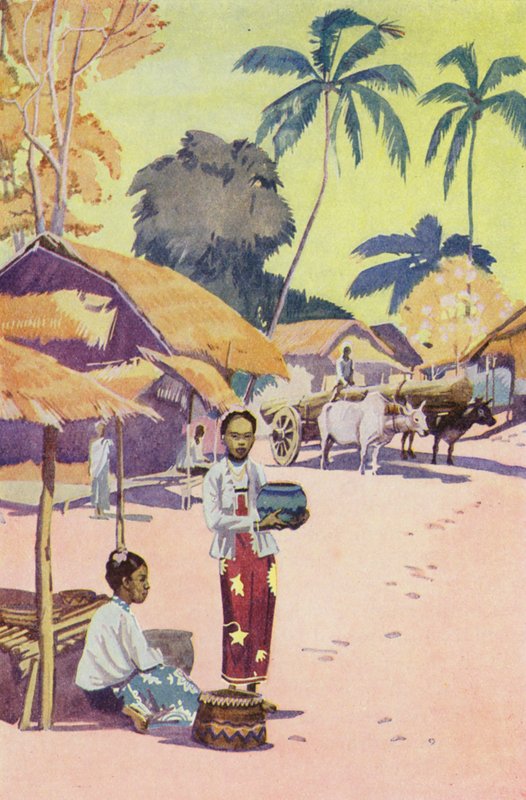 Un village birman - English School