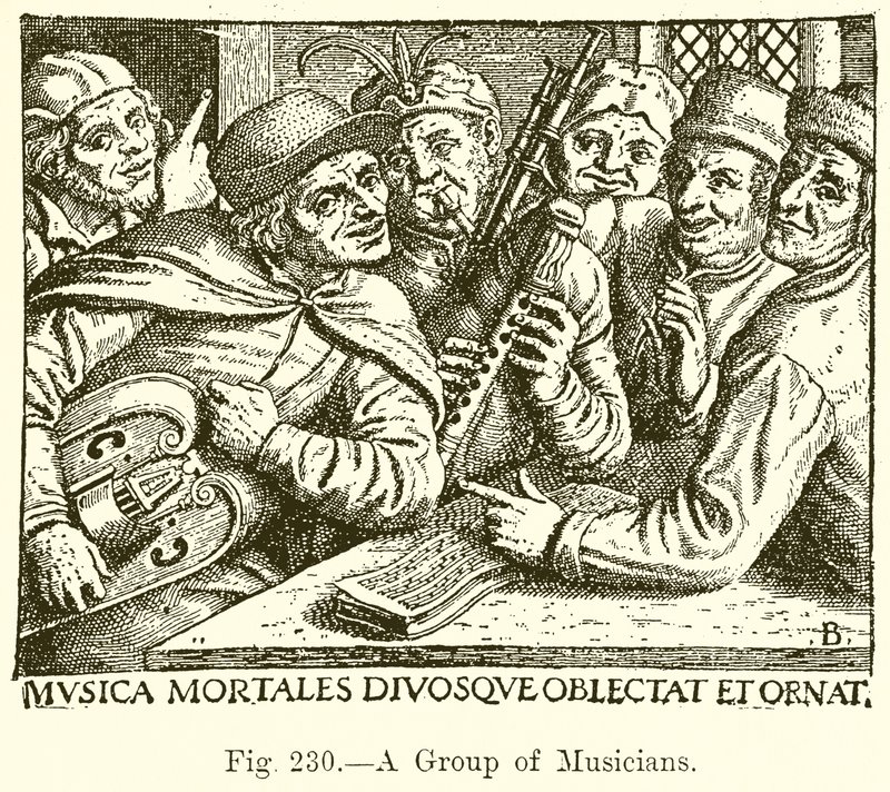 Un groupe de musiciens - English School