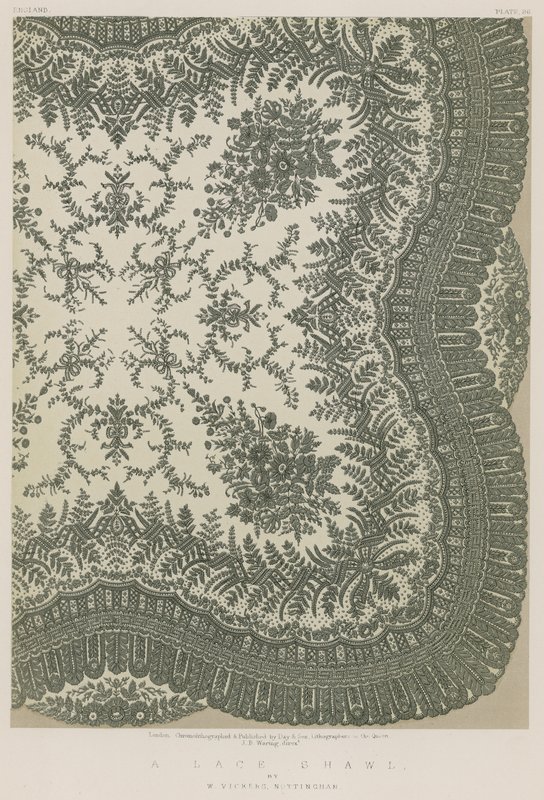 Châle en dentelle - English School