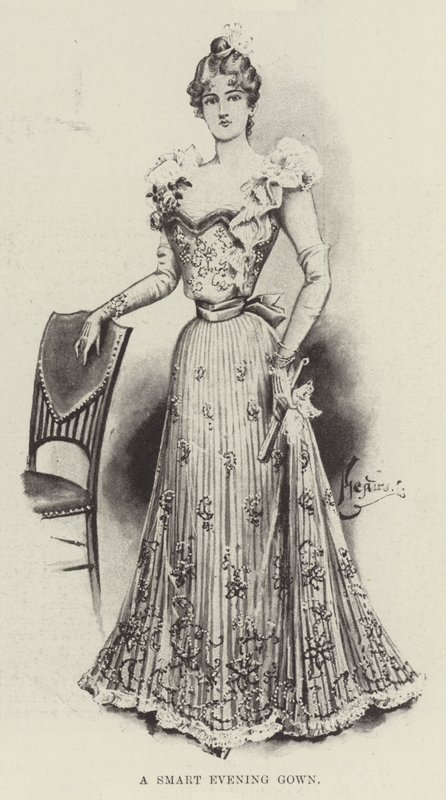 Une robe de soirée élégante - English School