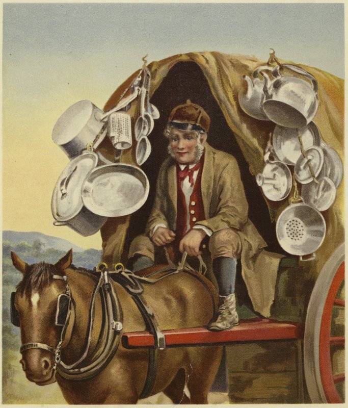 Un marchand ambulant - English School
