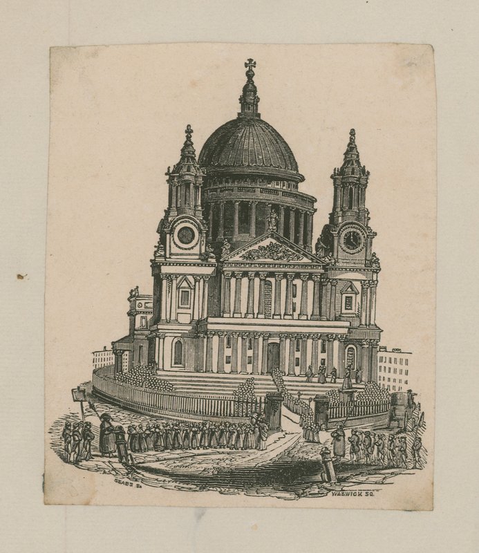 Vue de la cathédrale Saint-Paul - English School