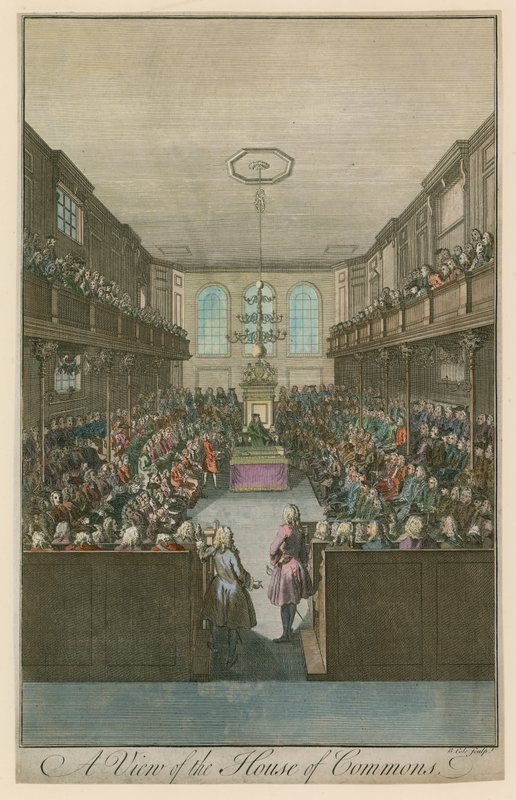 Vue de la Chambre des communes - English School