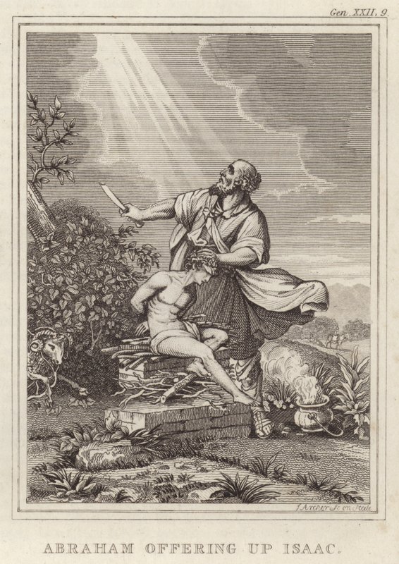 Abraham offrant Isaac - English School