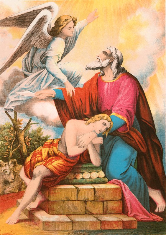 Abraham offrant Isaac - English School