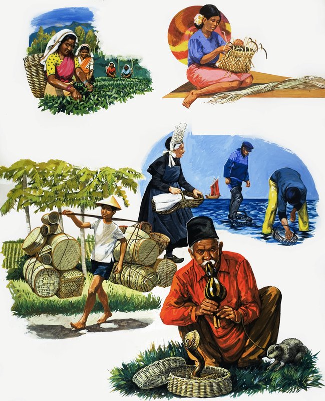 Toutes sortes de paniers - English School