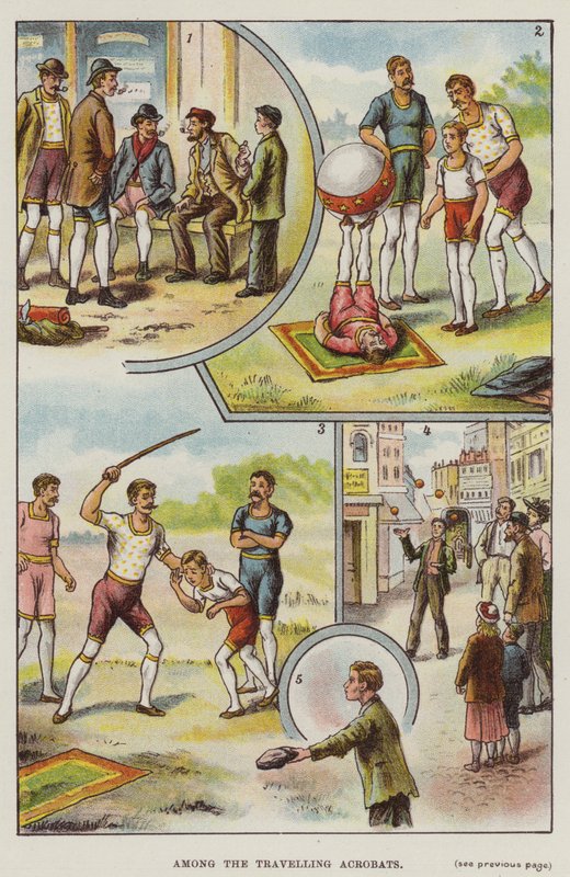 Parmi les acrobates itinérants - English School