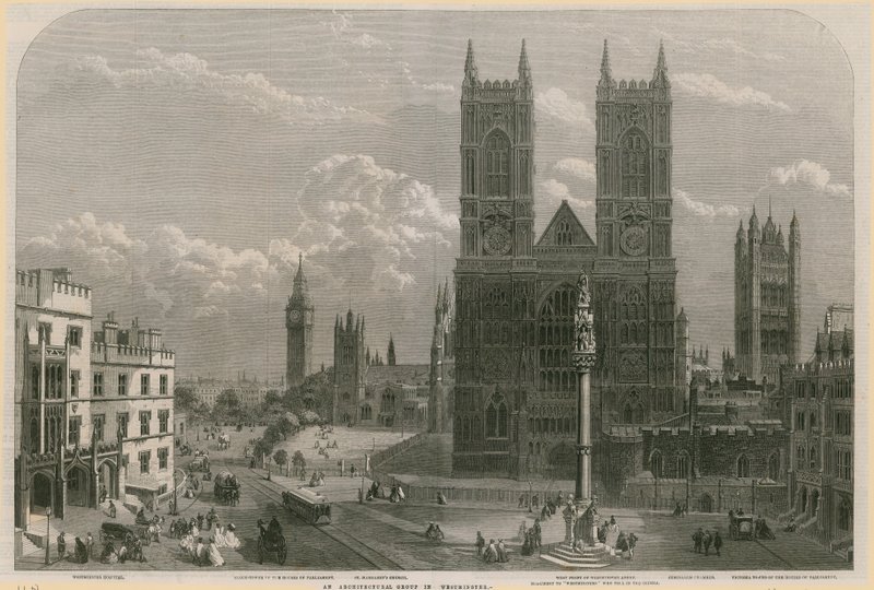 Un groupe architectural à Westminster - English School