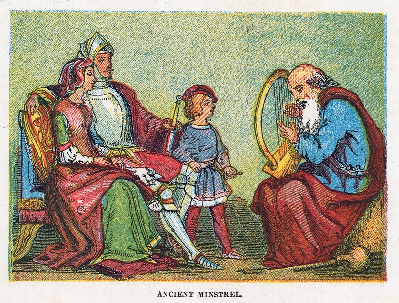 Ménestrel ancien - English School