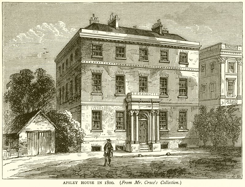 Maison Apsley en 1800 - English School