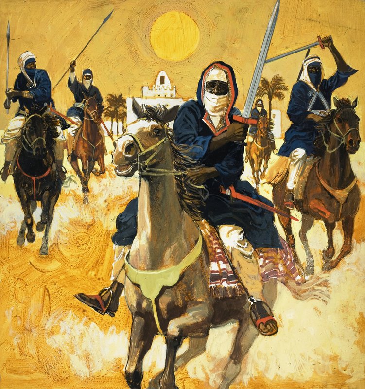 Arabes à cheval - English School