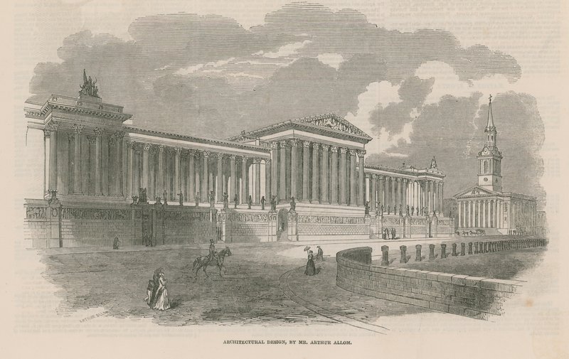 Conception architecturale de M. Arthur Adam - English School