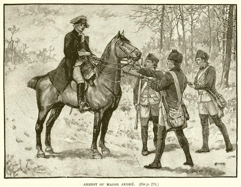 Arrestation du Major Andre - English School
