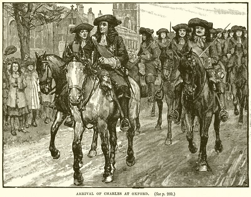 Arrivée de Charles à Oxford - English School
