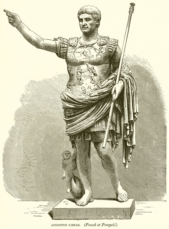 Auguste César (trouvé à Pompéi) - English School