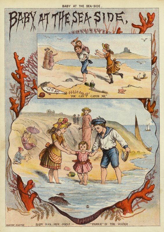Bébé au bord de la mer - English School