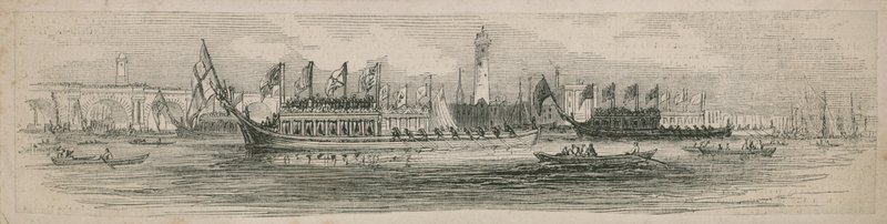 Barge sur la Tamise - English School
