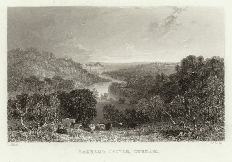 Château de Barnard, Durham - English School