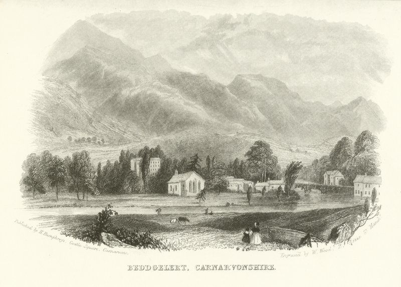 Beddgelert, Carnarvonshire, Pays de Galles - English School