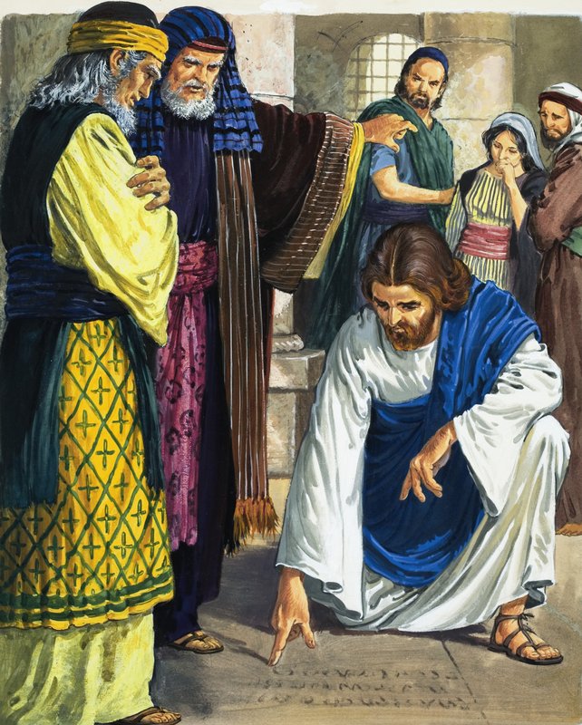 Scène biblique - English School
